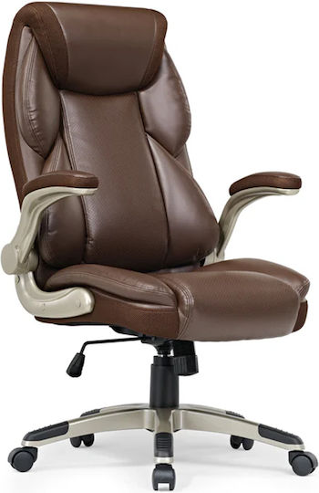 Eureka Ergonomic ERK-OC11-BR Scaun De Birou Cu Înclinare Și Brațe Reglabile Maro