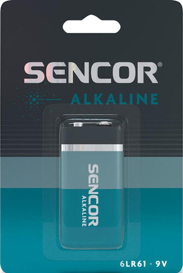 Sencor Αλκαλική Μπαταρία 9V 1τμχ