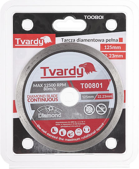 Diamond Cutting Disc 125 X 7.5 X 22.23 Mm Tvardy T00801