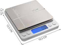 Digitale Flache Küchenwaage bis 2kg Digitale Flache Küchenwaage bis 2kg