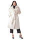 Women's Short Fur Beige