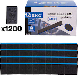 Set Adhesive Counterweights 15 X 5 G 100 Pieces Geko G74302