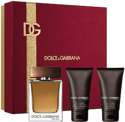 Dolce & Gabbana The One For Men Ανδρικό Σετ με Eau de Toilette 3τμχ