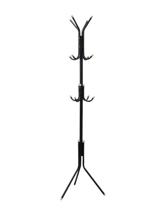 Metallic Coat Rack Black x40x175cm