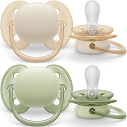 Philips Ultra Soft Πιπίλες Σιλικόνης Πολύχρωμο για 0-6 μηνών 2τμχ Philips Ultra Soft Πιπίλες Σιλικόνης Πολύχρωμο για 0-6 μηνών 2τμχ