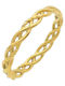 Charmy Damen Ring aus Stahl Vergoldet