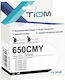 Tiom Compatible Inkjet Printer Ink HP CZ102AE 8ml Cyan 1pcs