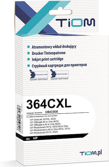 Tiom Συμβατό Μελάνι Εκτυπωτή InkJet HP 364XL Κυανό 1τμχ