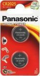 Panasonic Lithium Power Μπαταρίες Ρολογιών CR2025 3V 2τμχ