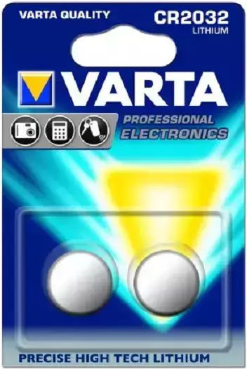 Varta Electronics Батерии Литий За часовници CR2032 3V 20бр