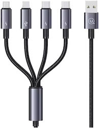 Usams Usb-a USB zu Blitzschlag / Typ-C / Micro-USB Kabel 1,2m