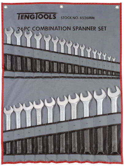 Teng Tools Σετ Γερμανοπολύγωνα με Mέγεθος από 6mm έως 32mm 26τμχ