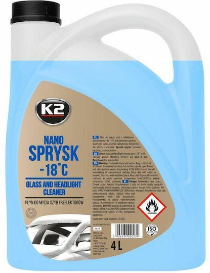 Nano Antifreeze Spray Car Windows 4lt