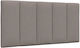 vidaXL Fabric Bed Headboard Pillow Beige-Grey 1...