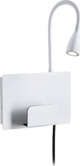 Leuchte Wand Steckdose mit Integrierter LED und Warmweißes Licht