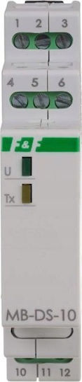 F&F Electric Panel Meter Analog Rail Single-Phase Modbus MAX-MB-DS-10