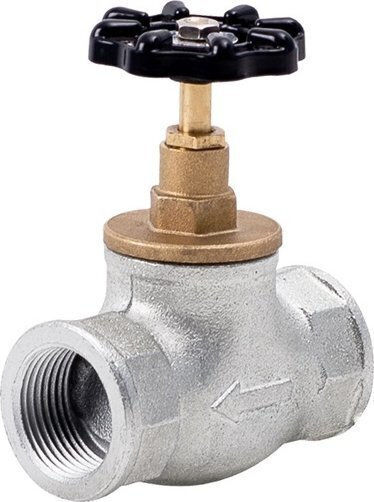 Hydroland Brass Valve with Output 50mm and Length 14.3cm Bronze