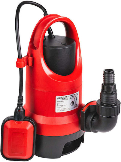 Tauchpumpe mit Schwimmerschalter 550W 1" 190l/min 7m 10m Kabel Schmutzwasser