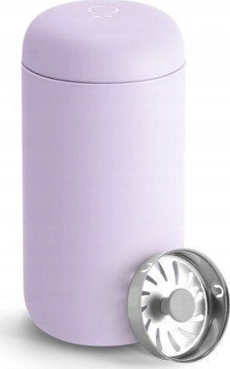 Ceramic Mug with Lid Purple 355ml
