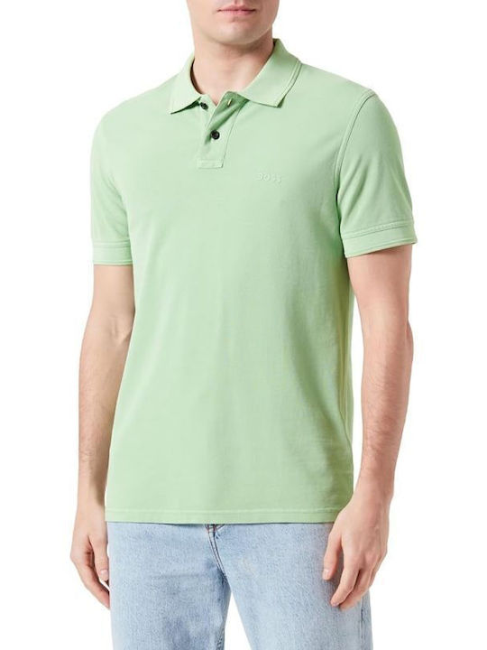 Boss Prime Polo Bluza Tricou Cu Mânecă Scurtă V...
