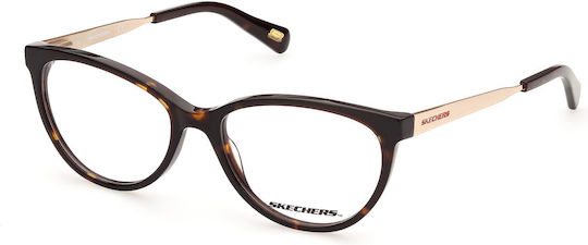 Skechers Femei Metalic Rame Ochelari Fluture Maro Broască țestoasă SE2169 052