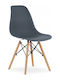 Osaka Kitchen Polypropylene Chair Dark Grey