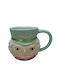 Marva Christmas Mug Ceramic Light Blue