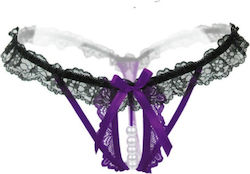 Sport Definition Γυναικείο Sexy String Μωβ