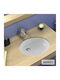 Serel Countertop Sink Porcelain 47x33.5cm White