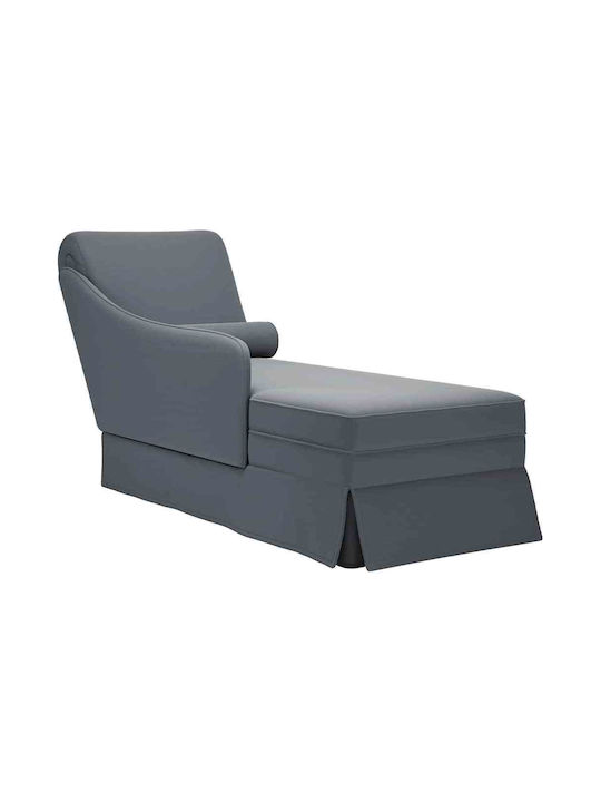 vidaXL Chesterfield Samt Liegestuhl
