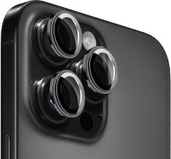 Mobile Origin Προστασία Κάμερας Tempered Glass Μαύρο για το Apple iPhone 16 Pro, 16 Pro Max