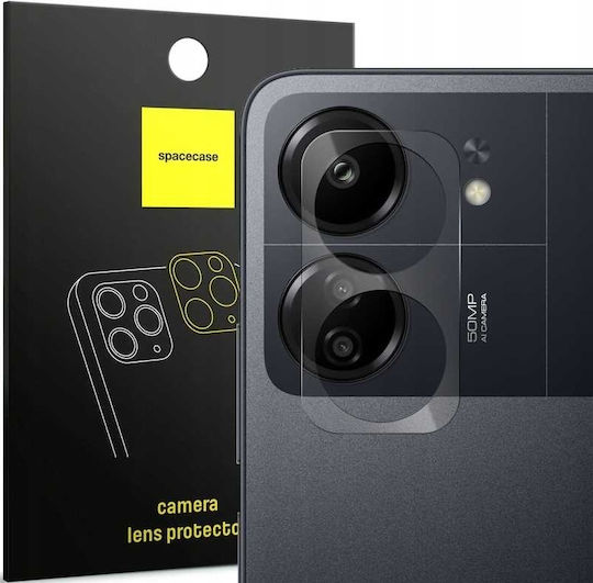 Spacecase Protecție Cameră Tempered Glass Transparent pentru Xiaomi Redmi 13C, Poco C65