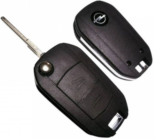 Κέλυφος Μετατροπής Κλειδιού Opel Corsa C Αναδιπλούμενο Λάμα Hu100