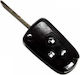 Ford Key Conversion Shell Folding 3 Buttons Blade Hu101