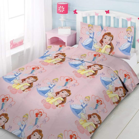 My Home Luxury Set Cearceaf Pentru Copii Roz
