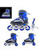 GC Kids Adjustable Inline Rollers Blue