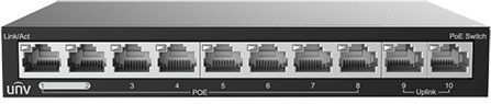 Uniview NSW2020-10T-POE-IN Unmanaged L2 PoE+ Switch with 10 Ethernet Ports