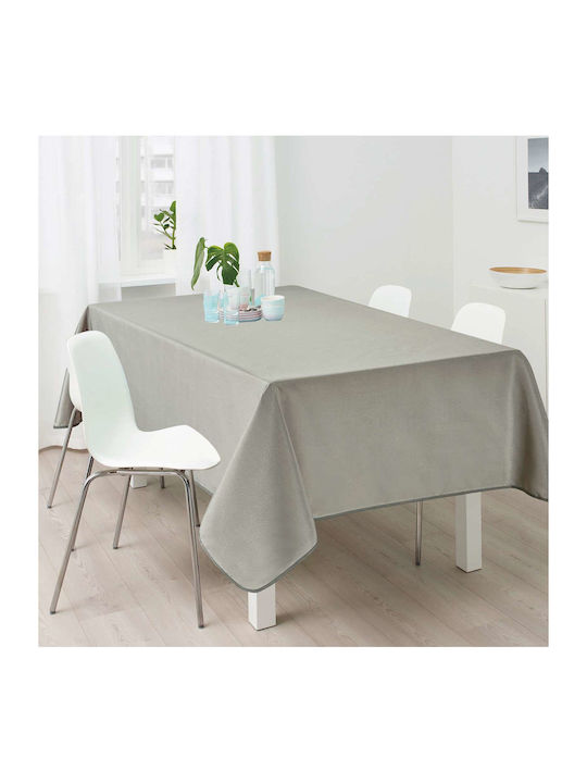 Kipper Τραπεζομάντηλο Αλέκιαστο Light Grey 150x220εκ.