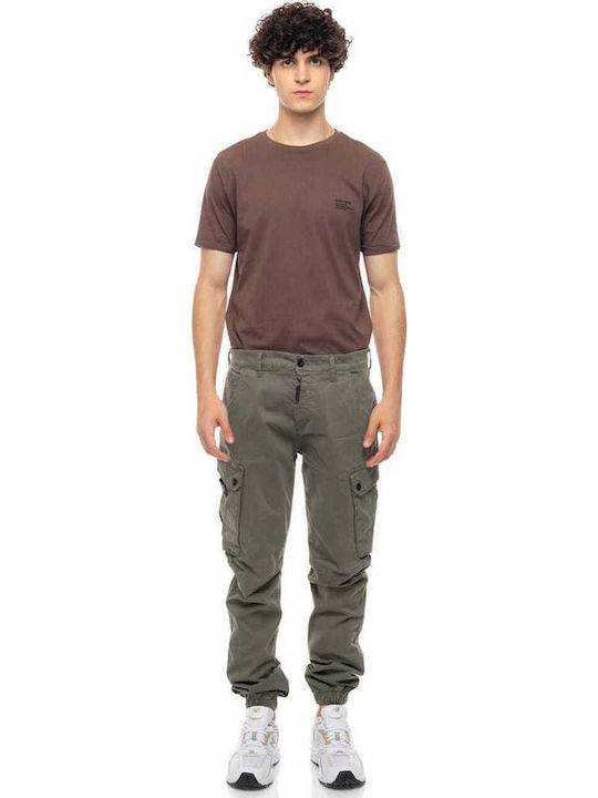 Cover Jeans Παντελόνι Ελαστικό Chaki