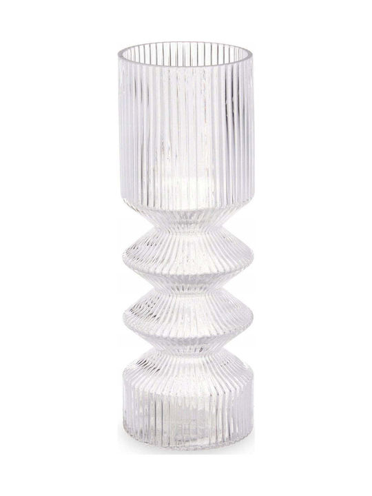 Gift Decor Διακοσμητικό Βάζο Glas Transparent 8x8x23cm 1Stück