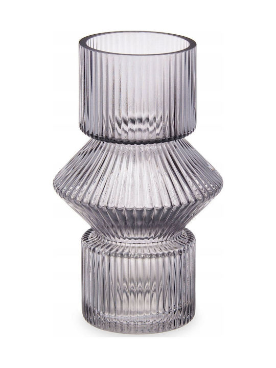 Gift Decor Διακοσμητικό Βάζο Γυάλινο 9.5xΥ16.5cm