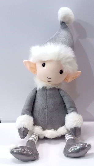 Natural Home De Crăciun Figurină Elf Gri Înălțime 45cm.