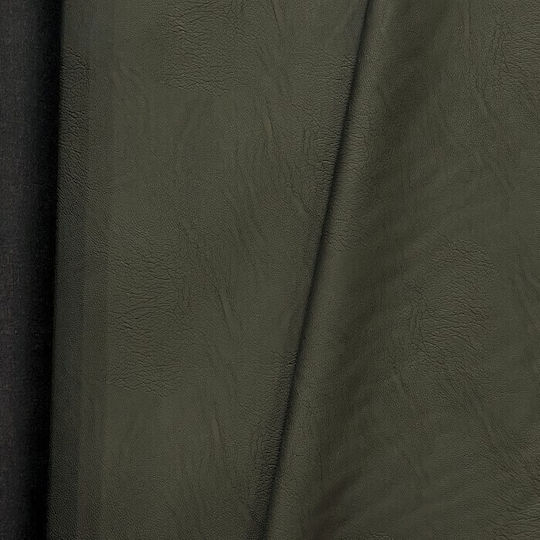Bekleidungsstoff Künstliches Leder pro Meter Breite 140cm Haki