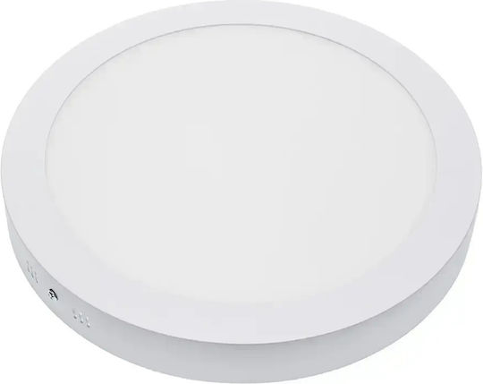 Metanor Panou LED Rotund 24W Cu Lumină Alb Cald 2800K 30cm