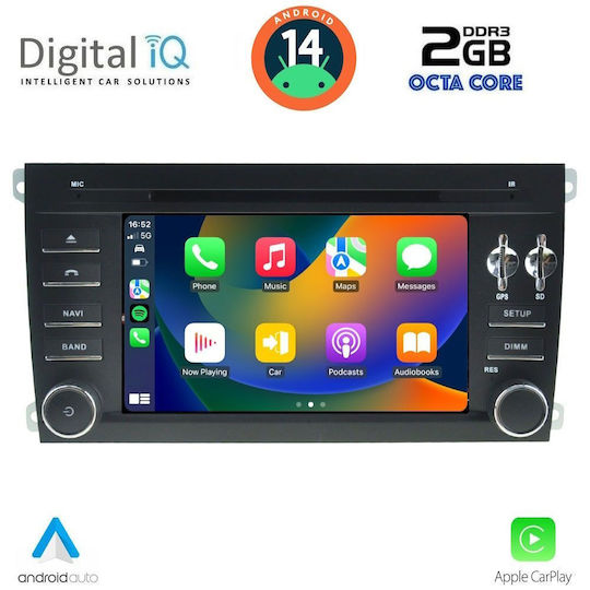 Digital IQ Автомобилна Аудио Система (Блутут/USB/WiFi/GPS/Apple-Carplay/Android-Auto) с Тъчскрийн 7"