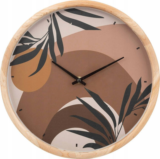 Atmosphera Nila Wanduhr Beige Ø30cm
