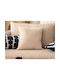 Atmosphera Sofa Cushion Saona Velvet Ivory 204403a 45x45cm