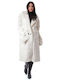 Women's Short Fur White
