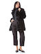 Women's Short Fur Black
