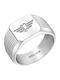 Police Herren Ring aus Stahl